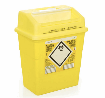 Sharpsafe yellow Sharps Bin 22 Litre - Best Wholesale Prices at Aesthetics UK